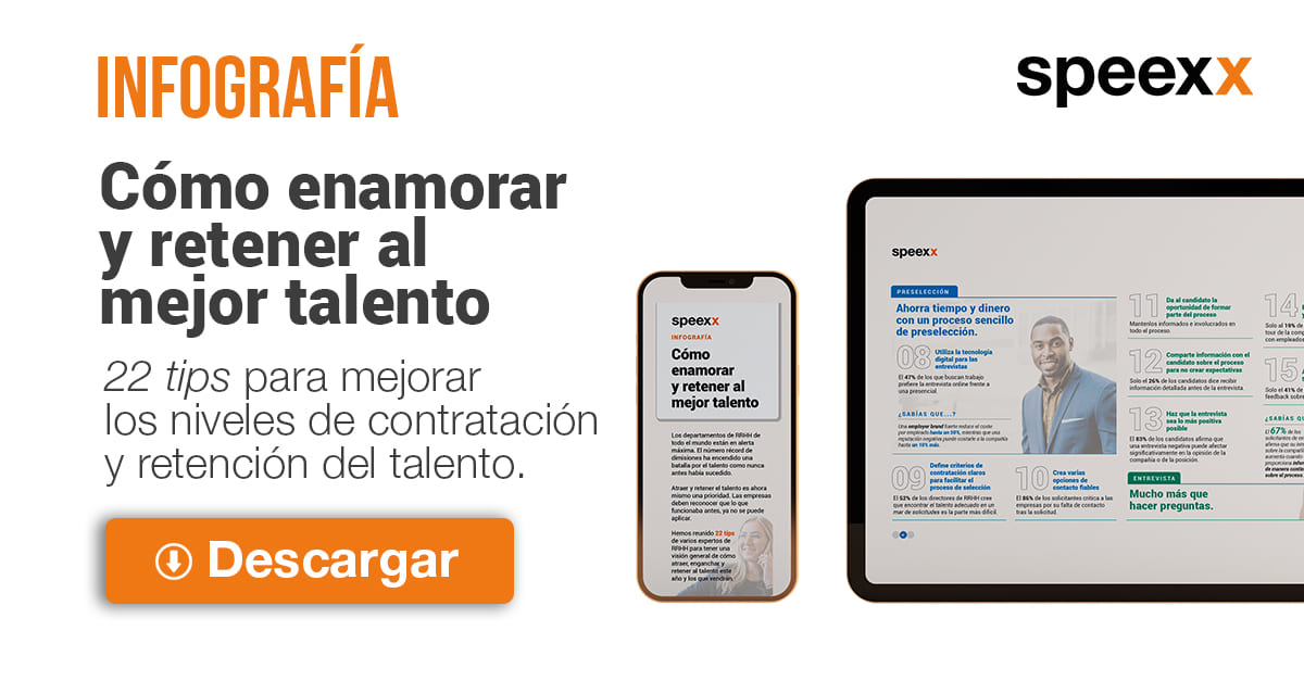 ES Infografía Como enamorar y retener al mejor talento Speexx