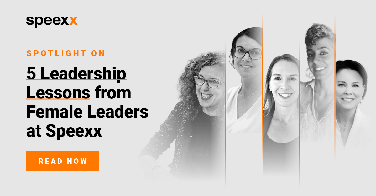 Five female leaders at Speexx