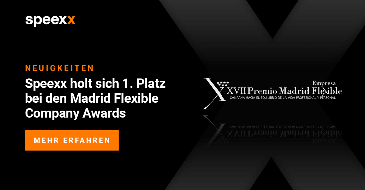 Speexx Madrid Flexible Company Award 2024